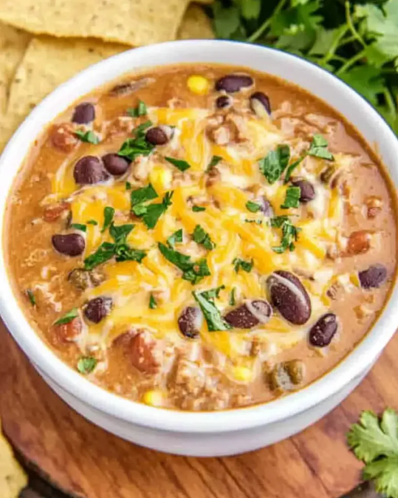 Cheesy Enchilada Chili