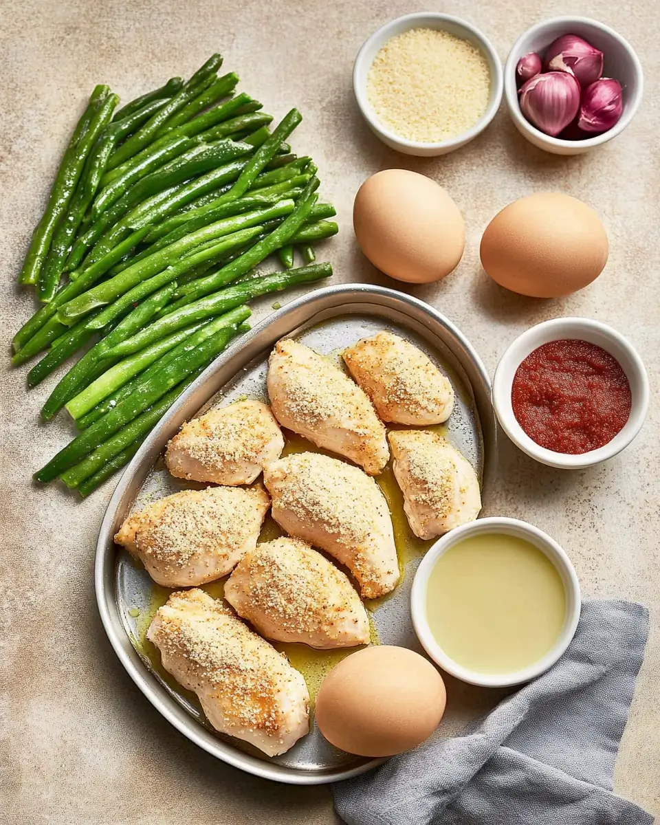 Parmesan Crusted Chicken Sheet Pan